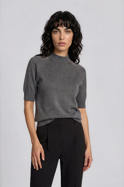 Anemonebbhalias Knit Grey mel - BBW3371 Thumbnail