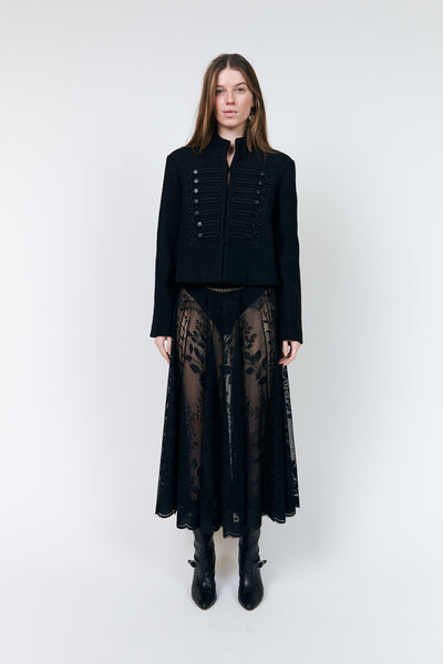 Collinsll Midi Skirt Black - 26493-2035 Thumbnail