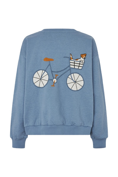 Sydneyll Dog Sweatshirt Ls 24 Blue Melange - 26460-1045 Thumbnail