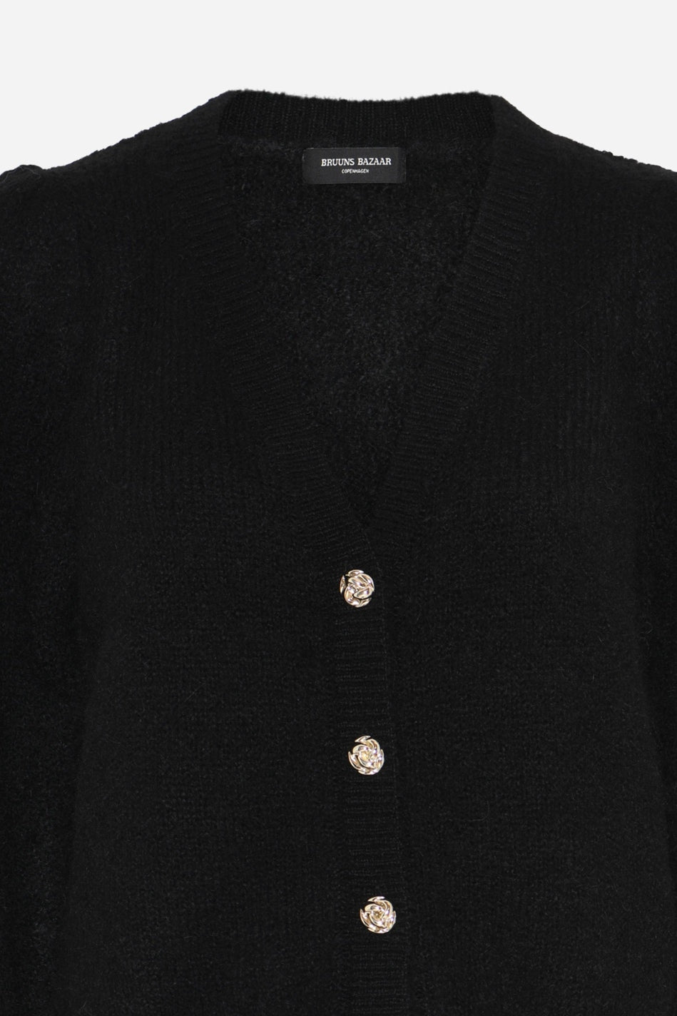 SyringabrushedBBKrista knit ca Black - BBW5074