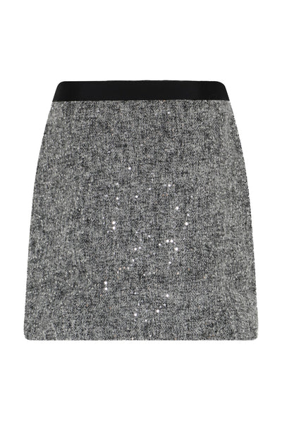 RhytisBBJoanina skirt Grey Melange - BBW5142 Thumbnail
