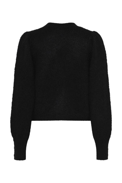 SyringabrushedBBKrista knit ca Black - BBW5074 Thumbnail