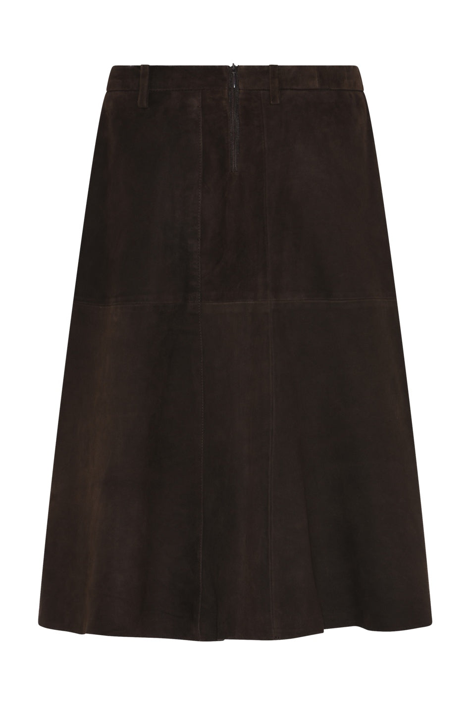 SuedaBBIrene suede skirt Dark brown - BBW5098