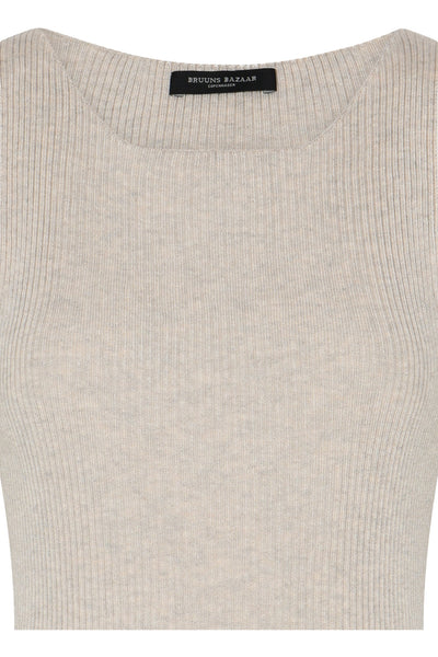 AnemoneBBDiti knit top Sand melange - BBW5018 Thumbnail
