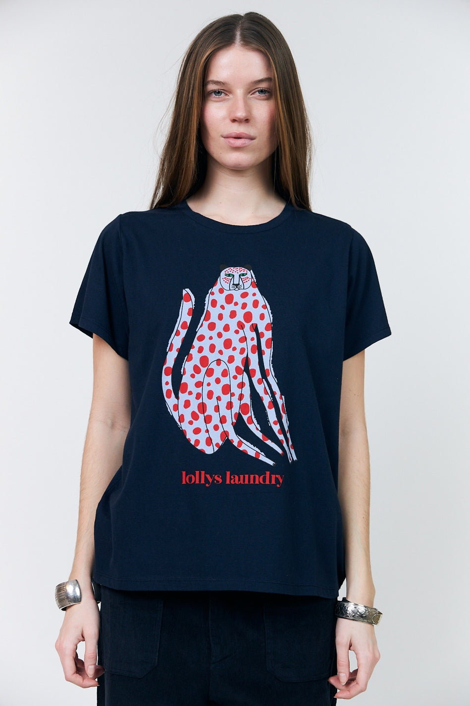 Romall Cat T-Shirt DARK BLUE - 26463-1047