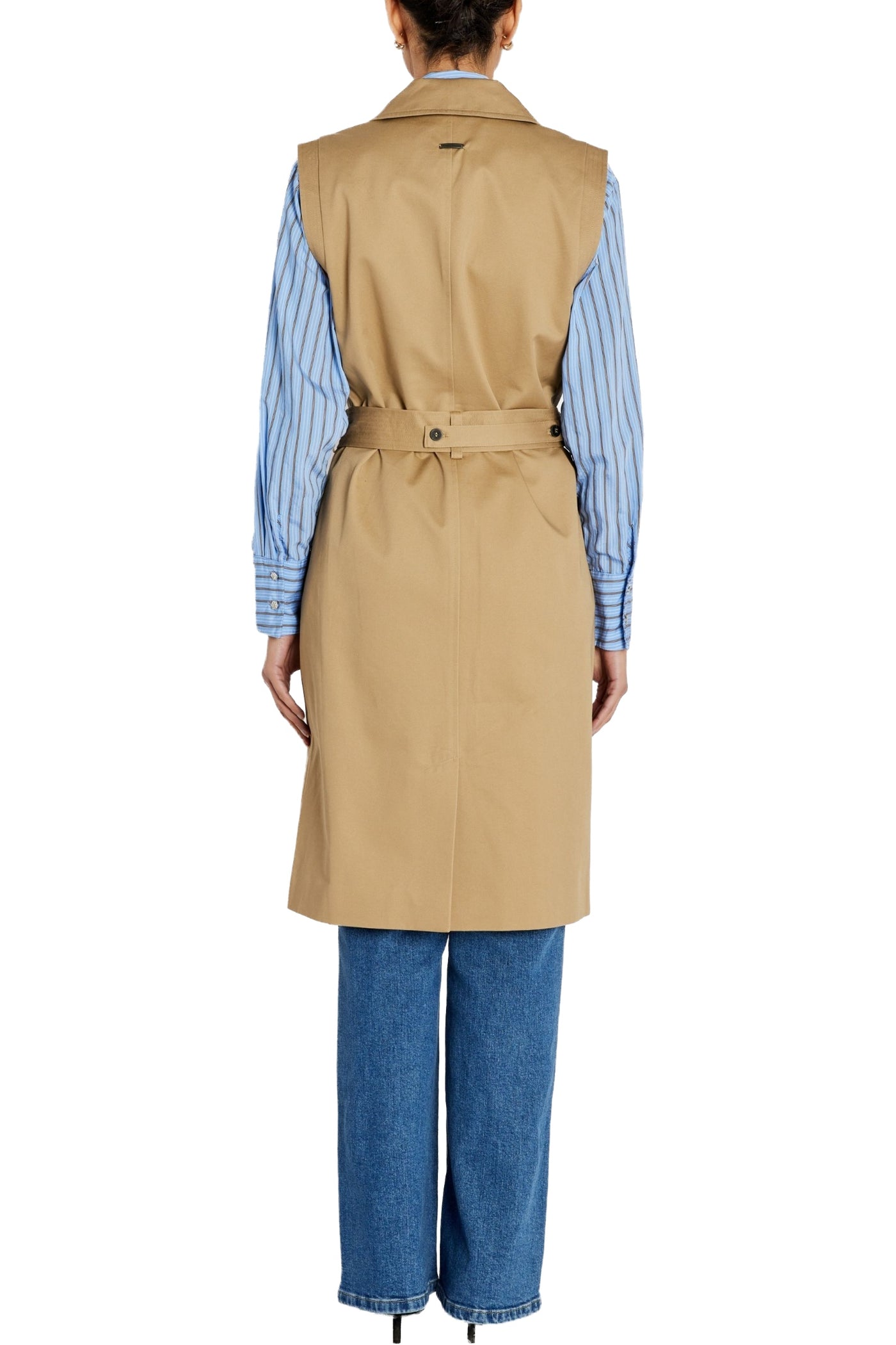 PonapeaBBTabina waistcoat CAMEL - BBW4889