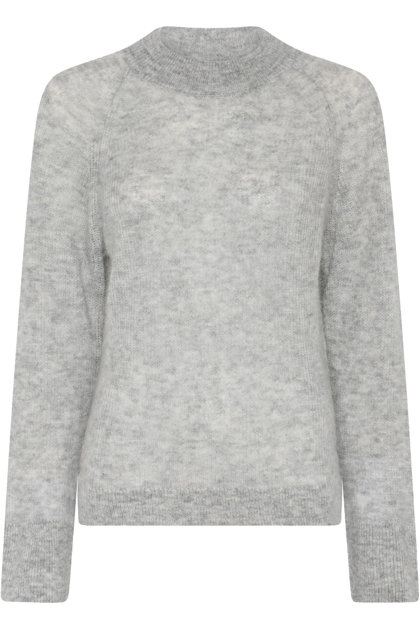 Fluffybbama Knit Light Grey Melange - BBW4845