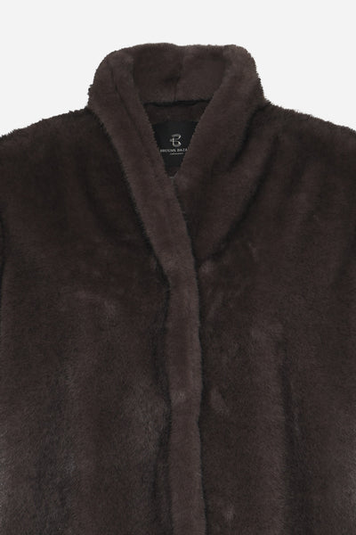 BalakaBBMeri Coat Brown - BBW5084 Thumbnail