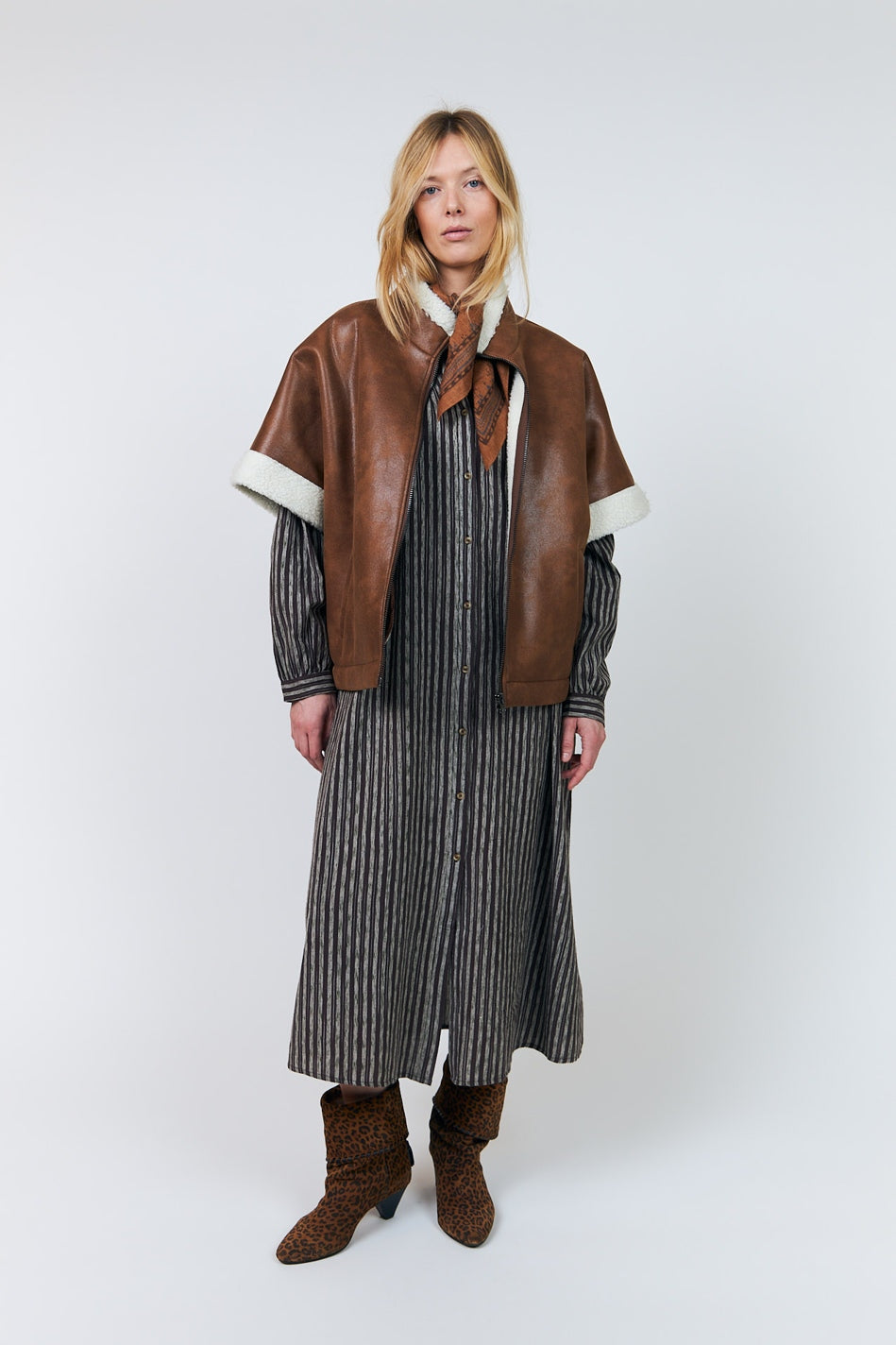 Samall Coat Sl Brown - 26486-7007