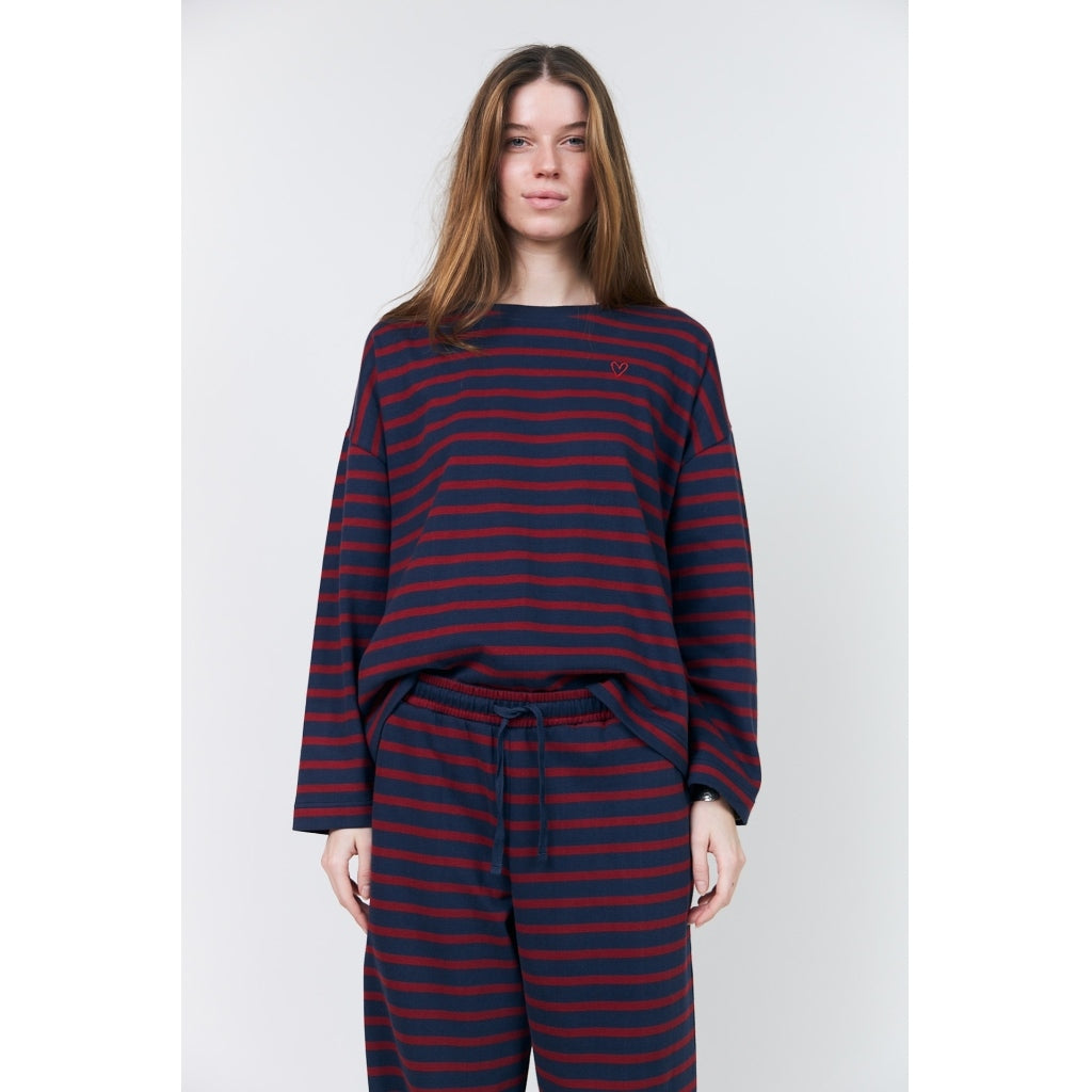 Demill Sweatshirt Ls BORDEAUX - 26412-1068